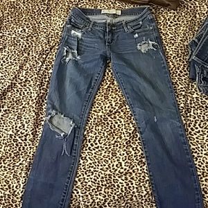 Size 00s destroyed Abercrombie & Fitch jeans